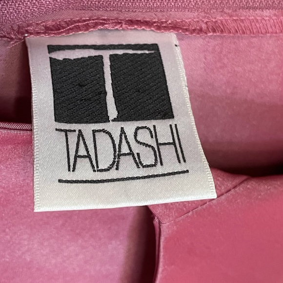 •TADASHI•Shimmery Collared‎ Wrap Jacket•Sz S/M - Picture 4 of 4